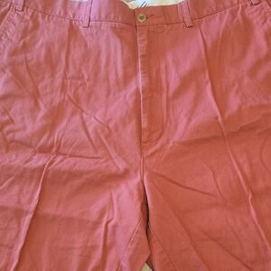 Roundtree & Yorke Red Flat Front Shorts